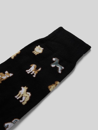 PAUL SMITH Socken mit geripptem Abschluss Black 2