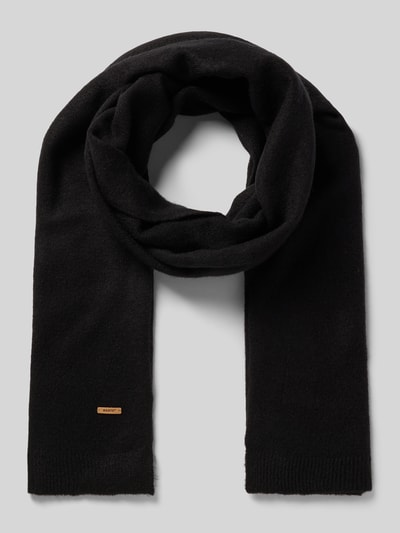 Barts Sjaal met ribboorden, model 'Witzia' Zwart - 1