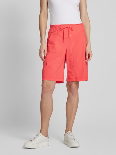 Raffaello Rossi Shorts in unifarbenem Design Koralle 4