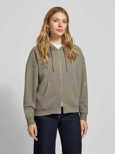 Smith and Soul Oversized Sweatjacke mit Kapuze Khaki 4