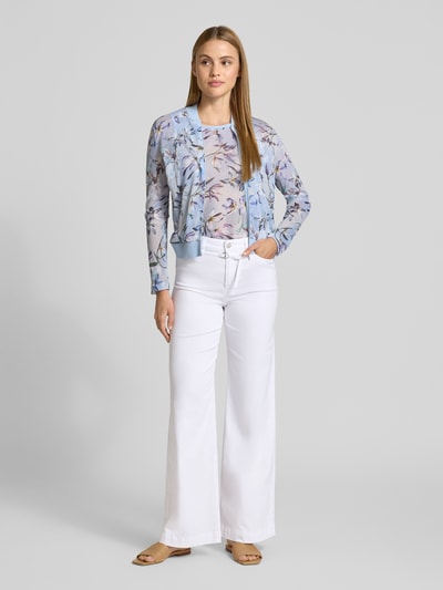Marc Cain Wide Leg Hose mit Gürtel Weiss 1