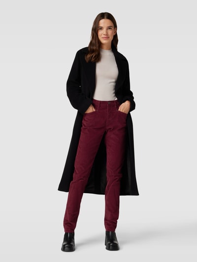 Brax Corduroy broek met steekzakken Rood - 1