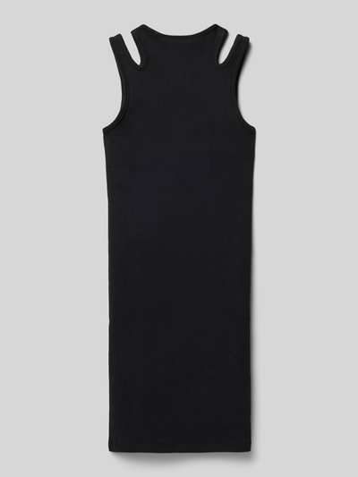 Productfoto, Slim Fit Rippkleid aus Baumwoll-Mix van s.Oliver RED LABEL, look: effen, gestructureerd, rib, mini, zonder mouwen, katoenmix