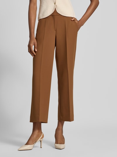 Rich & Royal Straight Fit Hose mit Viskose-Anteil Camel 4