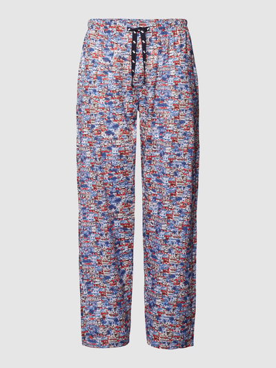 A Fish Named Fred Pyjama-Hose aus Baumwolle mit Allover-Print Hellblau 1