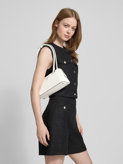 Guess Torebka z aplikacją z logo model ‘ARNELA’ Złamany biały 1