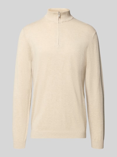 Only & Sons Regular fit schipperstrui van een mix van katoen en viscose, model 'LOUI' Offwhite gemêleerd - 2