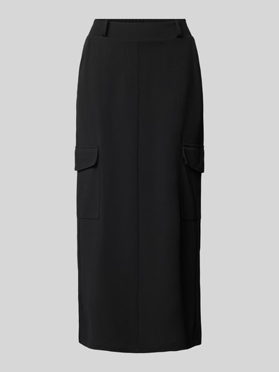 Soyaconcept Midirok met cargozakken, model 'SIHAM' Zwart - 2