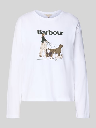 Barbour Oversized shirt met lange mouwen van puur katoen, model 'WOODHOUSE' Wit - 2