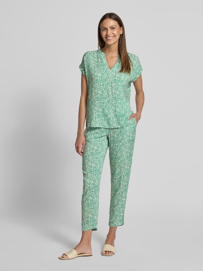 Tom Tailor Relaxed fit stoffen broek van viscosemix Mintgroen - 1