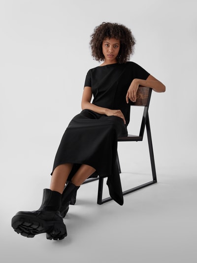 MM6 Maison Margiela Maxikleid im Destroyed-Look Schwarz 6