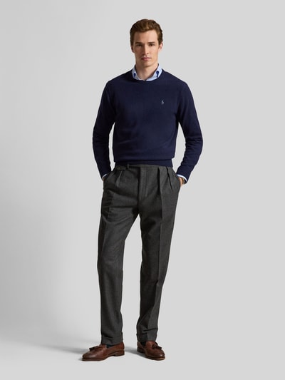 Polo Ralph Lauren Regular Fit Pullover aus reiner Wolle Marine 1