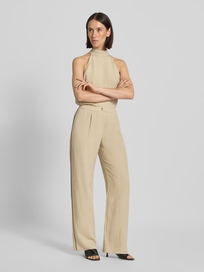 Samsøe Samsøe Loose Fit Stoffhose aus Lyocell-Leinen-Mix Modell 'SATOVE' Sand 1