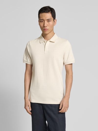 s.Oliver RED LABEL Regular Fit Poloshirt aus reiner Baumwolle Beige 4