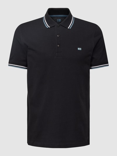 Christian Berg Men Koszulka polo z naszywką z logo Czarny 2