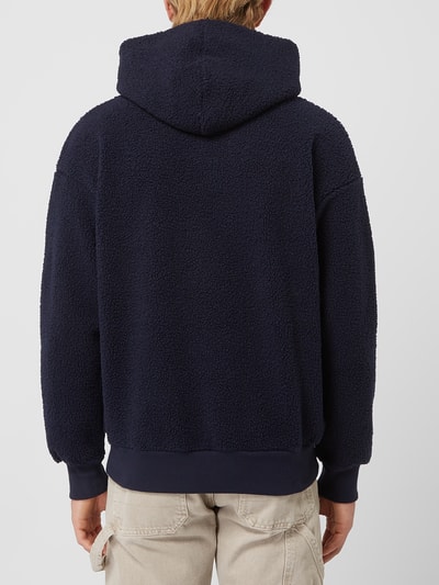 Jack & Jones Oversized Hoodie aus Teddyfell Modell 'Copenhagen' Dunkelblau 5