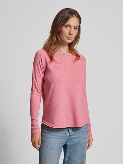 Rich & Royal Longsleeve mit U-Boot-Ausschnitt Rosa 4