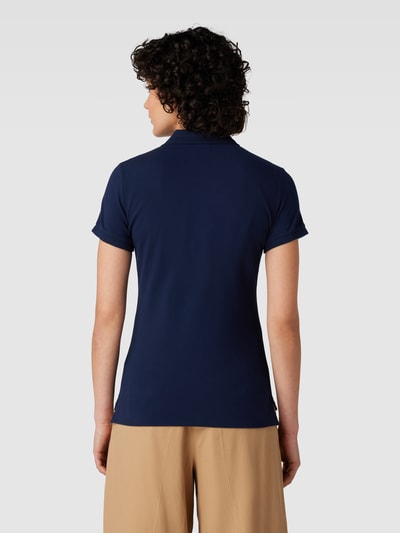 Polo Ralph Lauren Slim Fit Poloshirt mit Label-Stitching Modell 'JULIE' Marine 5