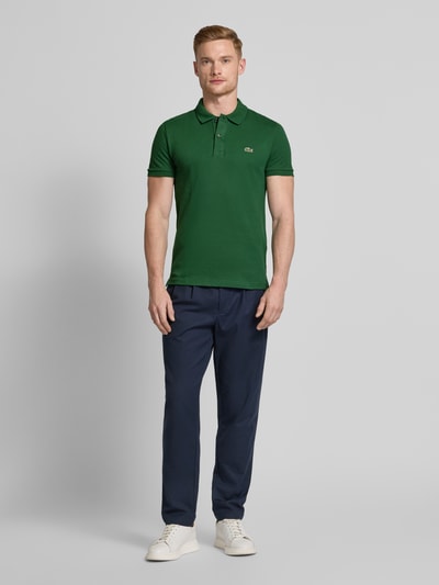 Lacoste Slim Fit Poloshirt mit Label-Patch Modell 'PIQUE' Gruen 1