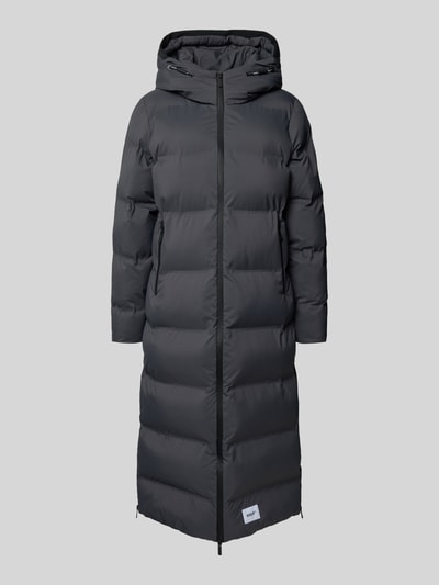 khujo Steppmantel mit Label-Patch Modell 'Larea' Anthrazit 2