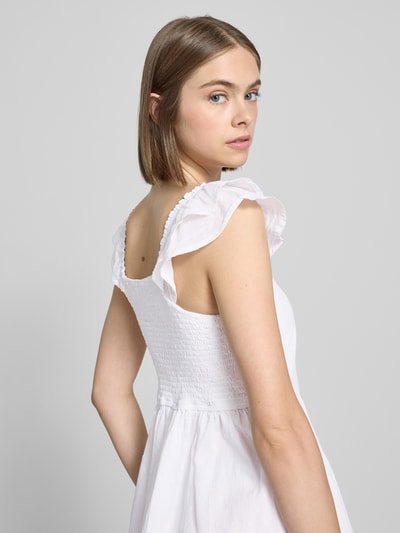 Only Slim fit mini-jurk van puur katoen, model 'DEFFIE' Offwhite - 3