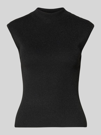 ICHI Tanktop in Strick-Optik Modell 'CODY' Black 2