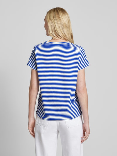 Tom Tailor T-shirt met V-hals Koningsblauw - 5