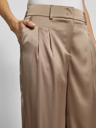 Christian Berg Woman Selection Stoffen broek met achterzakken Taupe - 3