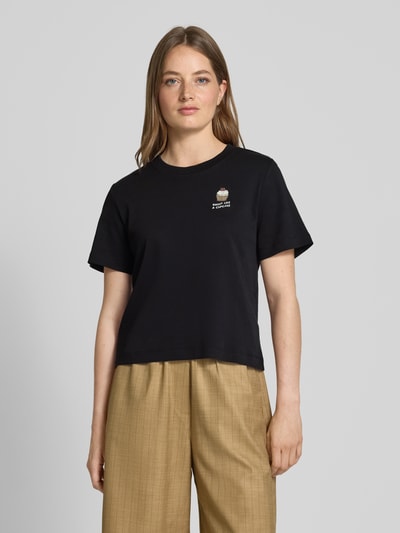 s.Oliver RED LABEL T-shirt o kroju regular fit z czystej bawełny  4