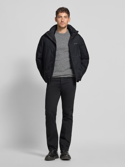 CK Calvin Klein Jack met opstaande kraag en logoprint Zwart - 1