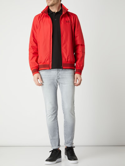 EA7 Emporio Armani Blouson met logoprint  Lichtrood - 1