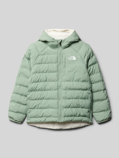 The North Face Relaxed fit gewatteerd jack met logoprint, model 'PERRITO' Rietgroen - 1
