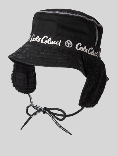 CARLO COLUCCI Bucket Hat mit Ohrenschutzer Black 2