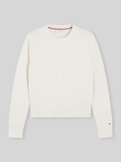 Tommy Hilfiger Regular Fit Pullover aus reiner Baumwolle ' Offwhite 2