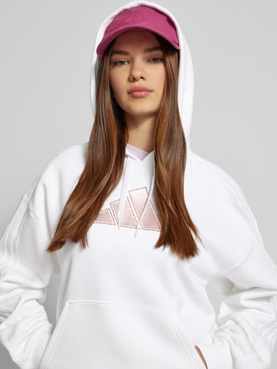 ADIDAS SPORTSWEAR Hoodie met labelprint, model 'Holiday' Offwhite - 3