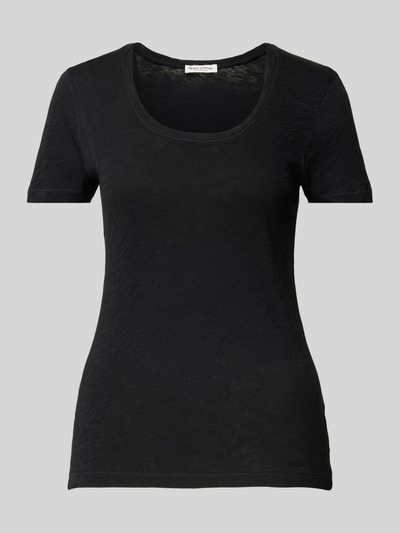 Marc O'Polo Shaped Fit T-Shirt aus reiner Baumwolle  BLACK 2