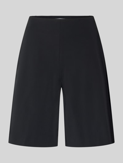 Produktfoto, schwarze Schlupfbermuda Techno Cotton Superstretch von Raffaello Rossi, regular Fit, elastischer Bund, glatte Textur