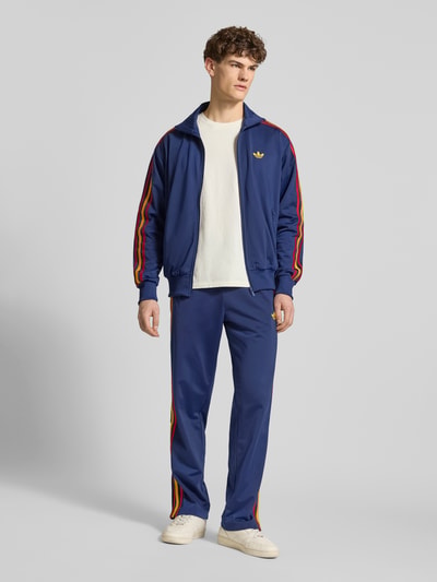 adidas Originals Regular Fit Trackpants mit Kontraststreifen Modell 'FIREBIRD' Dunkelblau 1