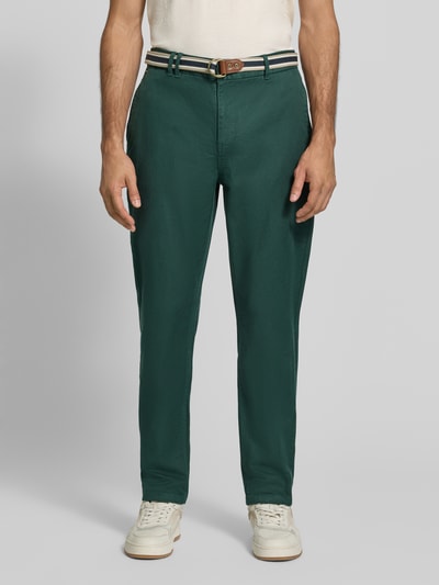Scotch & Soda Hose mit Gürtel Modell 'WARREN' Dunkelgruen 4