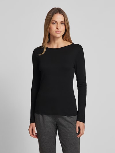 s.Oliver RED LABEL Longsleeve met ronde hals Zwart - 4