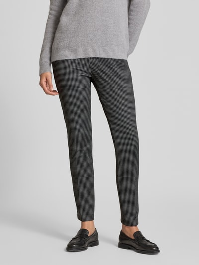 Raphaela By Brax Slim Fit Stoffhose mit Bügelfalten Modell 'LILLYTH' Anthrazit 4