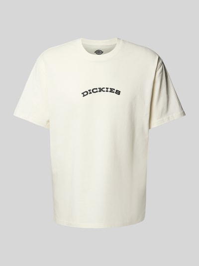 Dickies T-shirt met labelprint Offwhite - 2