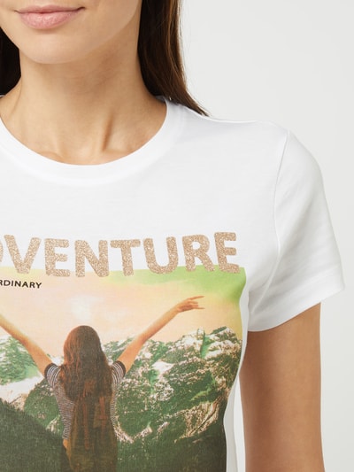 Only T-Shirt aus Bio-Baumwolle Modell 'Valentine'  Weiss 3