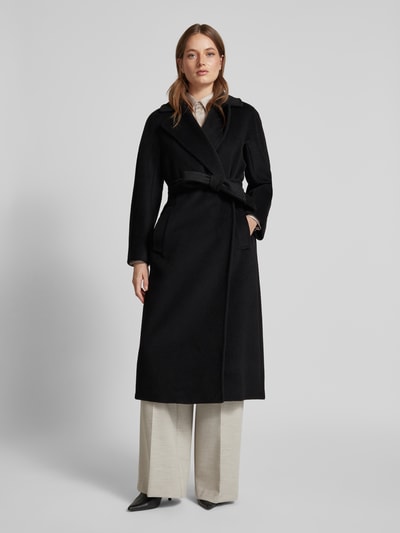 Weekend Max Mara Mantel mit Taillengürtel Modell 'TEMPARA' Black 4