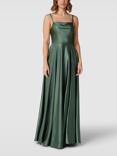 Laona Abendkleid mit Wasserfall-Ausschnitt Grün 1
