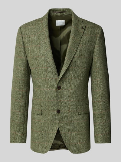 Roy Robson 2-knoops colbert met reverskraag Groen - 2