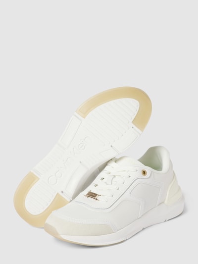 CK Calvin Klein Sneaker mit Label-Details Modell 'FLEXI RUNNER' Offwhite 4