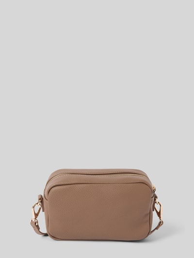 VALENTINO BAGS Handtas met labelapplicatie, model 'BRIXTON' Taupe - 3