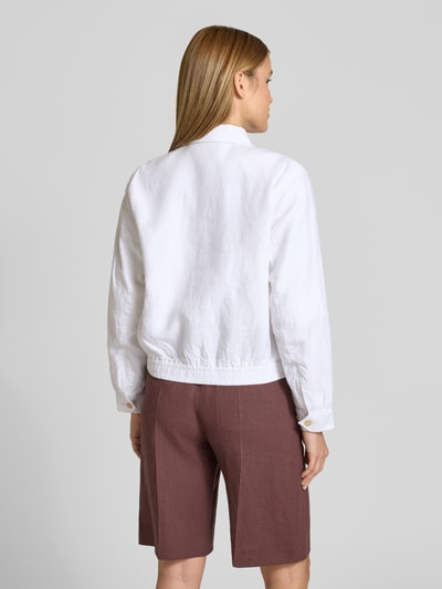 Polo Ralph Lauren regular fit jack van puur linnen Wit - 5