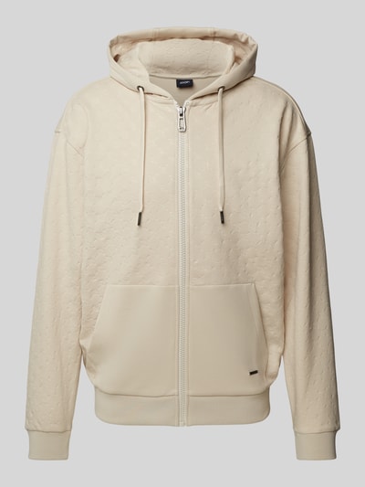 JOOP! Collection Sweatjacke mit Kapuze Modell 'Bahador' Beige 1